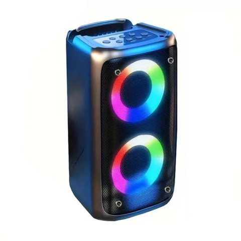 Premium Black Large Wireless Speaker with Deep Bass 2400mAh