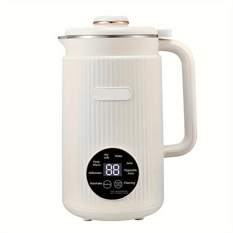Premium White 800ml Mini Soy Milk Maker 9 in 1 Auto Clean 600W