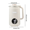 Premium White 800ml Mini Soy Milk Maker 9 in 1 Auto Clean 600W