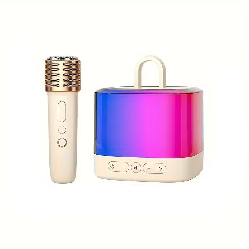 Premium K32 Mini Karaoke Machine with 2 Wireless Microphones