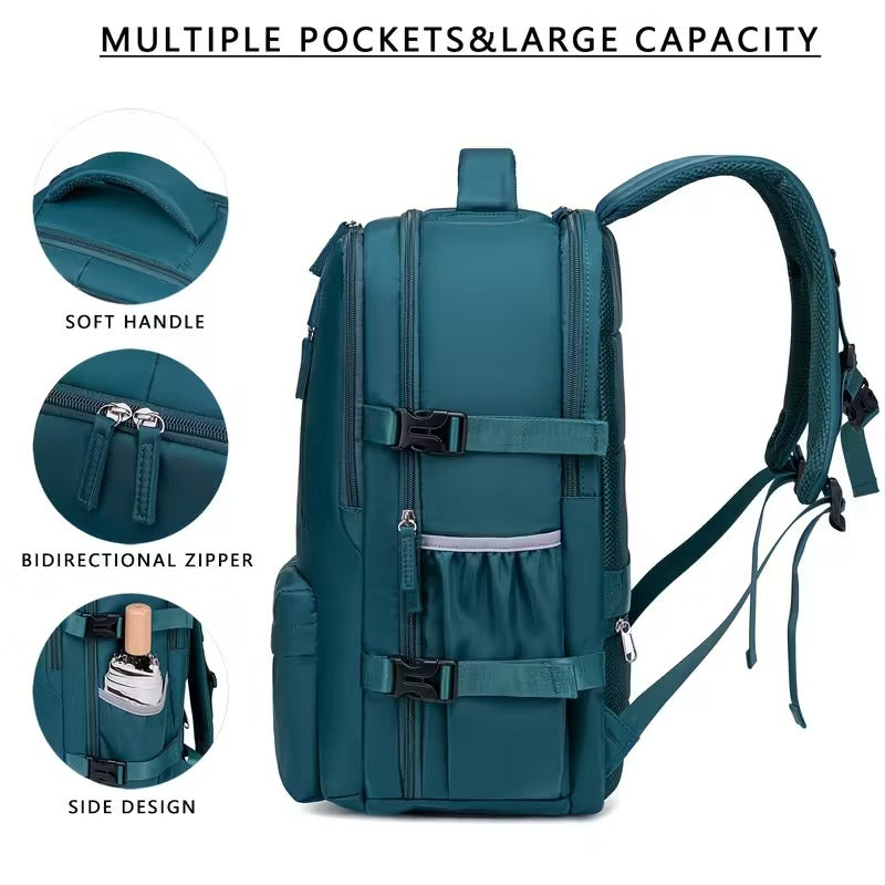 Premium Large Capacity Travel Backpack – USB Charging Port, 30 x 20 x 46cm