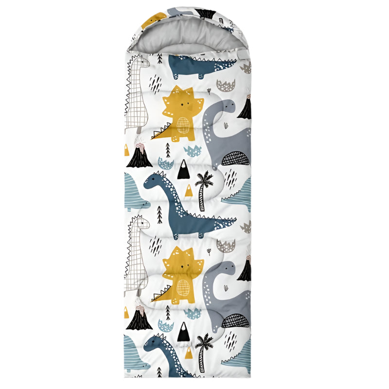 Dinosaur Camping Sleeping Bag Lightweight Warm Quilt - SuperSaverAU - view 2