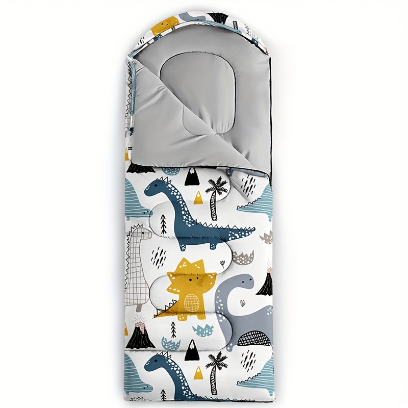 Dinosaur Camping Sleeping Bag Lightweight Warm Quilt - SuperSaverAU - view 3