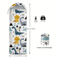 Dinosaur Camping Sleeping Bag Lightweight Warm Quilt - SuperSaverAU - view 5
