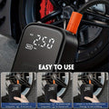 Premium 150PSI Portable Cordless Air Compressor Tyre Inflator 4000mAh