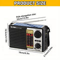 Premium Solar Portable Radio with Digital Speaker FM AM SW