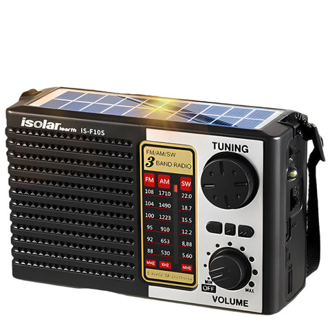 Premium Solar Portable Radio with Digital Speaker FM AM SW