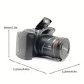 Premium Black 1080P HD Professional Digital Camcorder USB Rechargeable