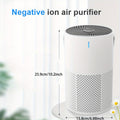 Premium White Portable 3 in 1 HEPA Air Purifier USB Powered Desktop Filter