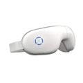 White 4D Portable Eye Massager with Heat Music and 180° Foldable Design