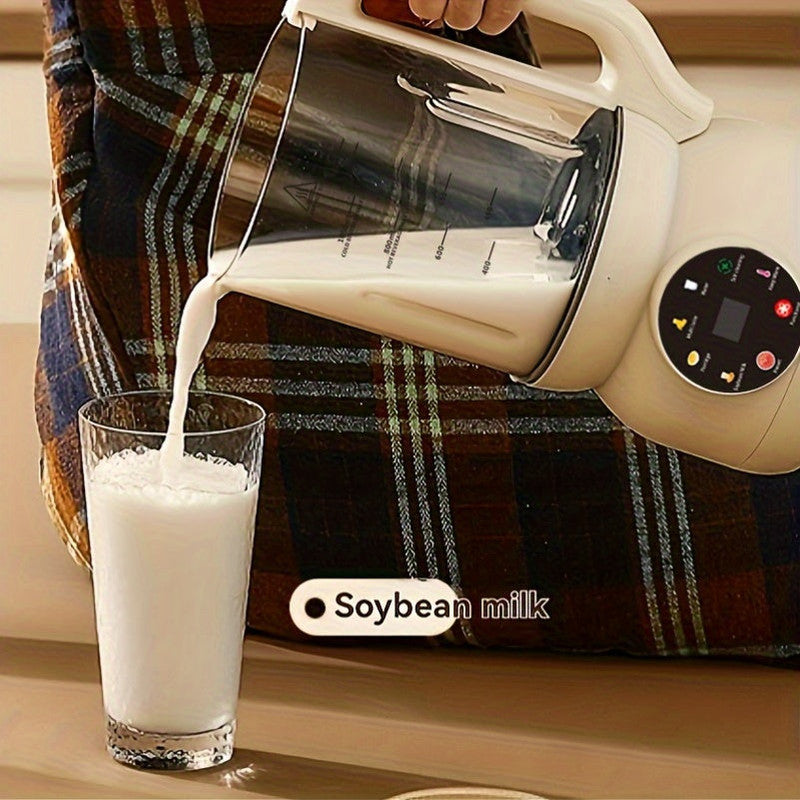 Premium Automatic Nut Milk Maker with Rotating Cleaning Brush 600W
