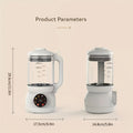 Premium Automatic Nut Milk Maker with Rotating Cleaning Brush 600W