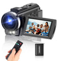 Premium Black 1080P 24MP Digital Camera with 3 Inch LCD Screen
