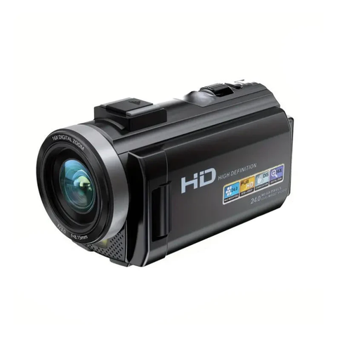 Premium Black 1080P 24MP Digital Camera with 3 Inch LCD Screen
