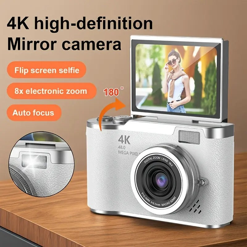Retro CCD-4K Digital Camera with Flip Screen - SuperSaverAU - view 1