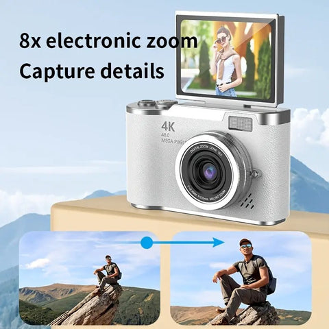 Retro CCD-4K Digital Camera with Flip Screen - SuperSaverAU - view 2