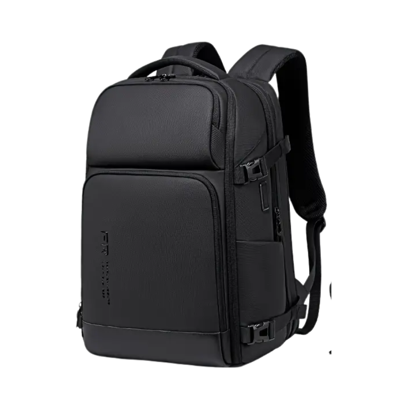 Premium Men's Laptop Backpack – Black 16 Inch, Expandable with USB Charging Port
