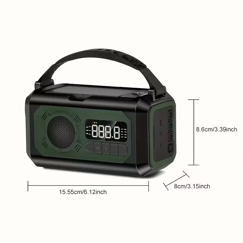 12000mAh Emergency Radio Solar Hand Crank Charger - SuperSaverAU - view 3