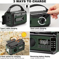 12000mAh Emergency Radio Solar Hand Crank Charger - SuperSaverAU - view 5