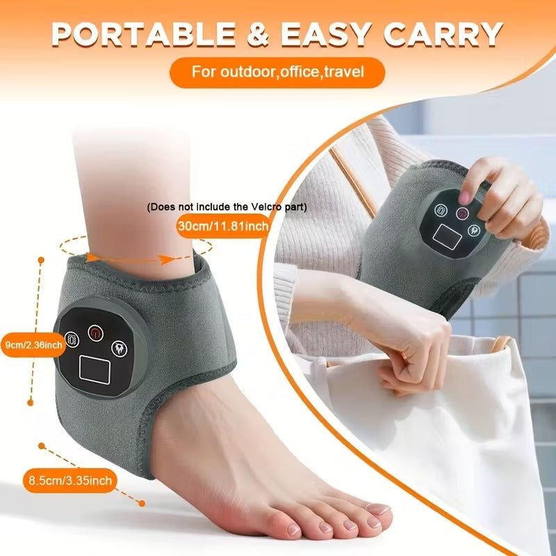 Ankle Heating Massager with Vibration & Heat Therapy - SuperSaverAU - view 3