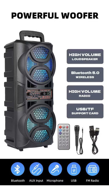 3000W Portable Wireless Speaker with Dual Subwoofers - SuperSaverAU - view 7