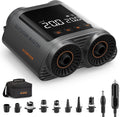 OutdoorMaster Portable Electric Paddle Board Pump, Max 20PSI, 8 Nozzles, 12V/15.8V DC - SuperSaverAU - view 1