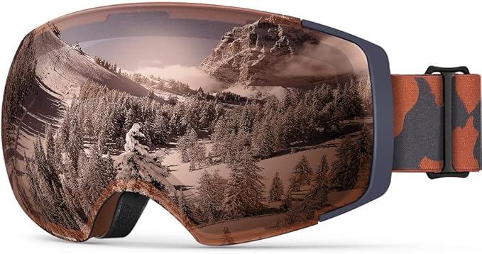 OutdoorMaster Ski Goggles PRO - Frameless, Interchangeable Lens, UV400 Protection - SuperSaverAU - view 1