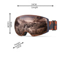 OutdoorMaster Ski Goggles PRO - Frameless, Interchangeable Lens, UV400 Protection - SuperSaverAU - view 2