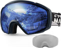 OutdoorMaster Ski Goggles OTG, Adult Size, Anti-Fog, 100% UV Protection - SuperSaverAU - view 1