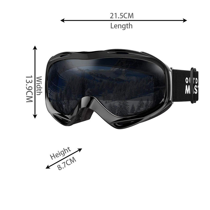 OutdoorMaster Ski Goggles - One Size, Anti-Fog, UV Protection, Unisex - SuperSaverAU - view 2