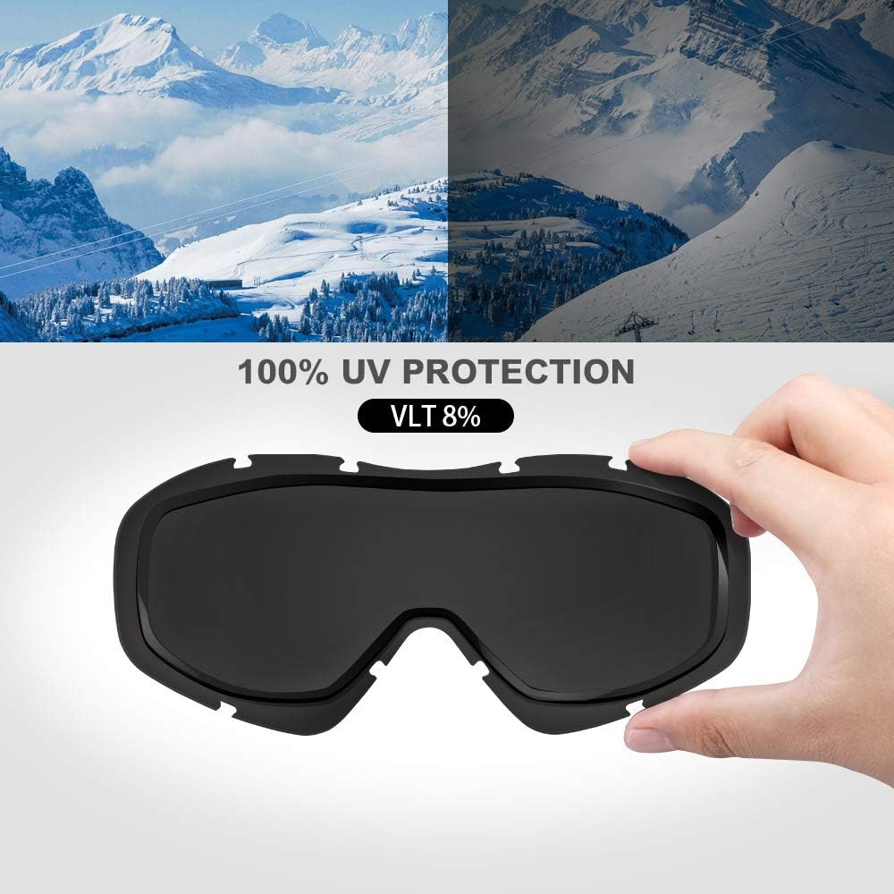 OutdoorMaster Ski Goggles - One Size, Anti-Fog, UV Protection, Unisex - SuperSaverAU - view 4
