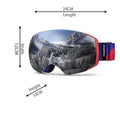 OutdoorMaster Ski Goggles PRO - Frameless, Interchangeable Lens, UV400 Protection - SuperSaverAU - view 2