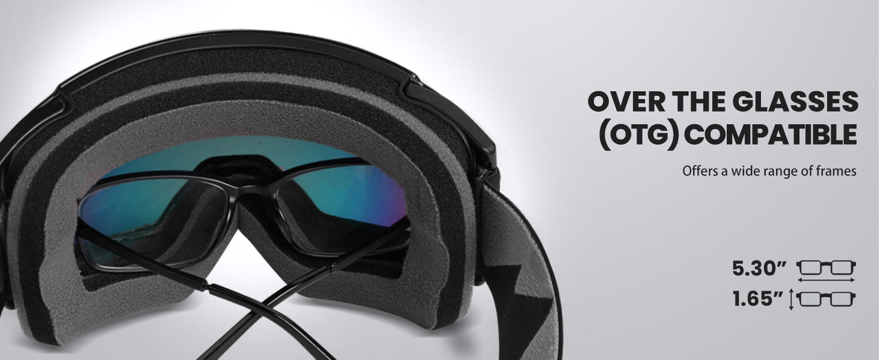 OutdoorMaster Ski Goggles PRO - Frameless, Interchangeable Lens, UV400 Protection - SuperSaverAU - view 12