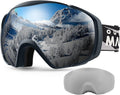 OutdoorMaster Ski Goggles OTG, Adult Size, Anti-Fog, 100% UV Protection - SuperSaverAU - view 1