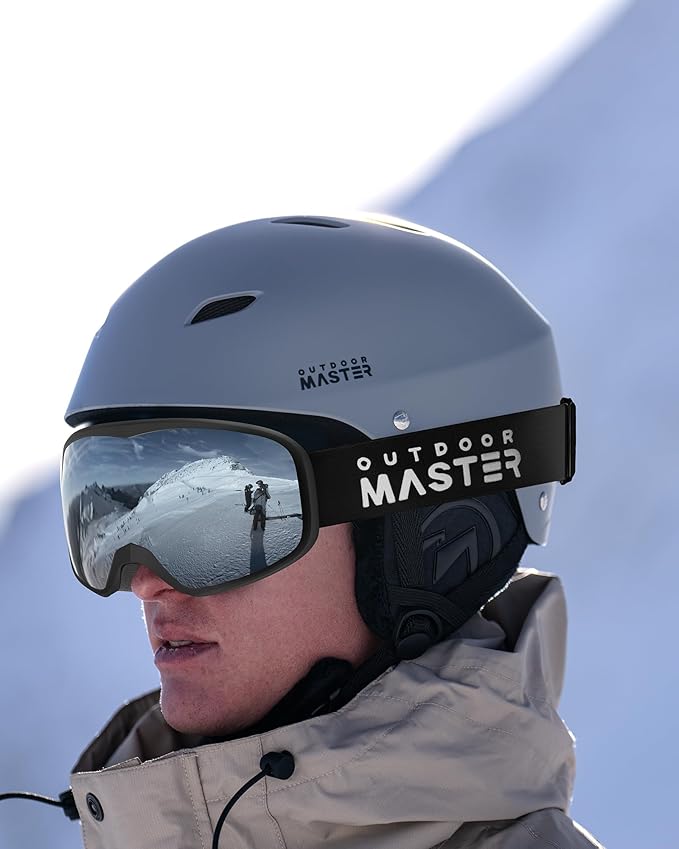 OutdoorMaster Owl Ski Goggles OTG, Anti-Fog, 100% UV Protection, Snowboard Goggles for Men Women Youth - SuperSaverAU - view 8