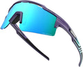 OutdoorMaster Polarized Sports Sunglasses, UV400 Protection, TR90 Frame, Blue Frame+Revo Blue Cat.3 - SuperSaverAU - view 1
