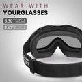 OutdoorMaster Ski Goggles - Over Glasses, 100% UV Protection, One Size, Anti-Fog - SuperSaverAU - view 3