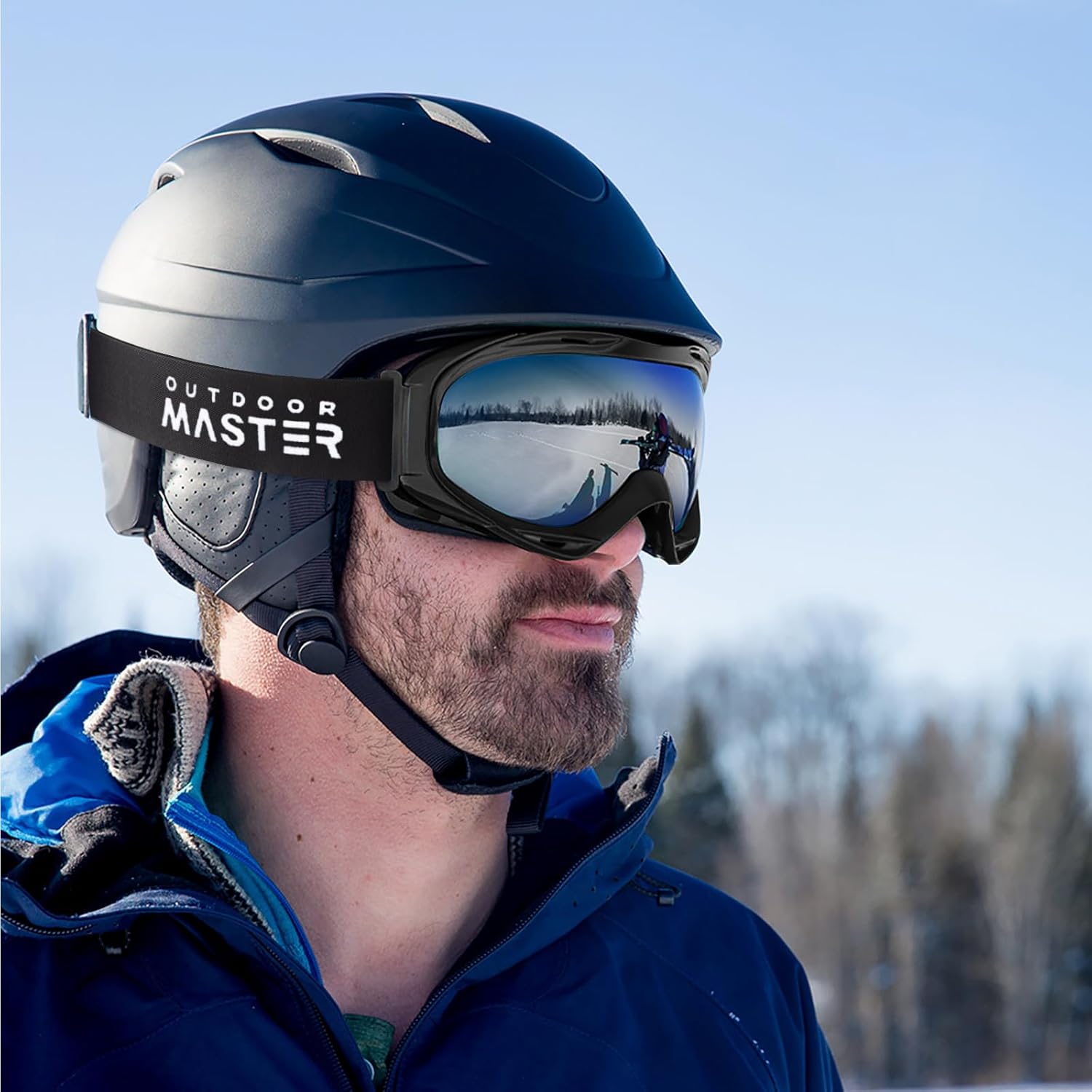 OutdoorMaster Ski Goggles - Over Glasses, 100% UV Protection, One Size, Anti-Fog - SuperSaverAU - view 8