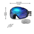 OutdoorMaster Ski Goggles, Adult, OTG, Anti-Fog, 100% UV Protection, Winter - SuperSaverAU - view 2