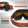 OutdoorMaster Ski Goggles - 100% UV Protection, Anti-Fog, One Size, Unisex - SuperSaverAU - view 3