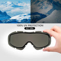OutdoorMaster OTG Ski Goggles, One Size, Anti-Fog, UV Protection, Unisex - SuperSaverAU - view 4