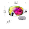 OutdoorMaster Ski Goggles, Adult, OTG, Anti-Fog, 100% UV Protection, Adjustable - SuperSaverAU - view 2