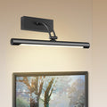 Hardwired Picture Light for Wall Black, 14 Inch LED, Soft Lighting, Rotatable Design - SuperSaverAU - view 1