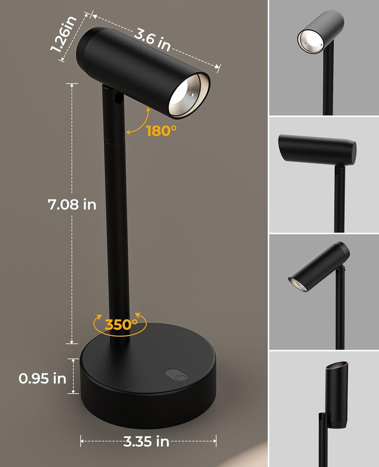 Premium Battery Operated Picture Light Set – 2 Pack, Remote Control & CCT Dimming