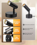Premium Rechargeable Indoor Spotlights – 2 Pack, Remote Control & Adjustable Angle