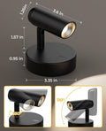 Premium Rechargeable Indoor Spotlights – 2 Pack, Remote Control & Adjustable Angle