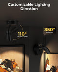 Premium Rechargeable Zoomable Spotlight – 1 Pack, Remote Control & CCT Dimming