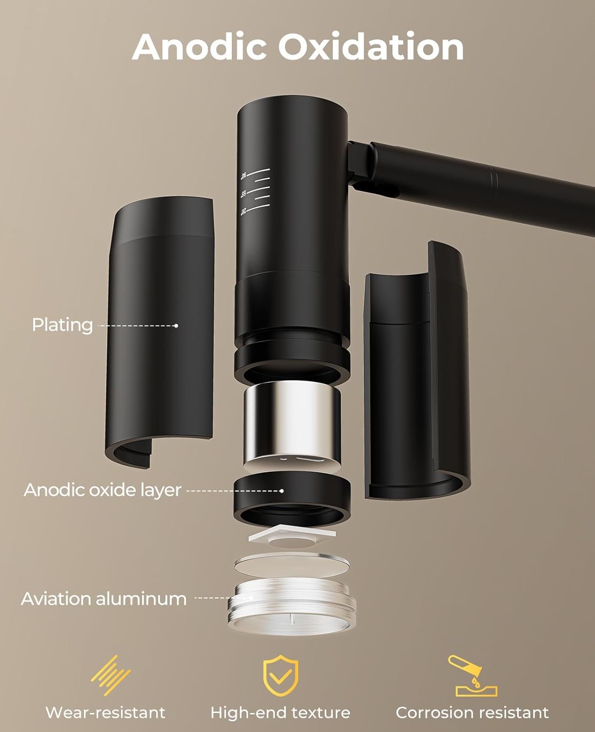 Premium Zoomable Battery Operated Picture Light – 6000mAh Battery with Remote Control