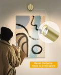 Premium Rechargeable Picture Light – Gold, Remote & Touch Control, 10–15 Hour Runtime