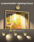 Premium Rechargeable Picture Spotlight – Gold, 6000mAh Battery with Remote & CCT Dimming